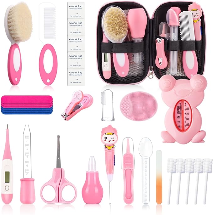 Baby Healthcare and Grooming Kit for Newborn Kids, 36PCS Upgraded Safety Baby Care Kit, Newborn Nursery Health Care Set, Baby Care Products