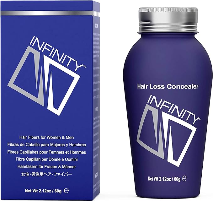 Infinity Hair Building Fibers, Dark Brown, 60g