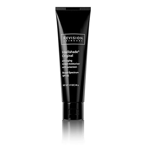 Revision Skincare Intellishade Original, 5-in-1 anti-aging tinted moisturizer with SPF 45, correct, protect, conceal, brighten and hydrate skin, reduce signs of aging, 1.7oz